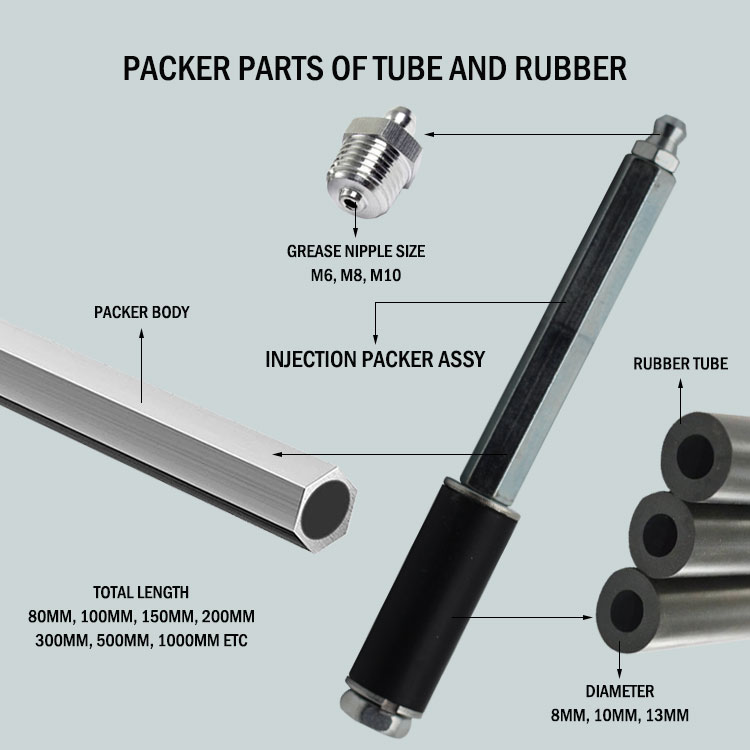 spare parts of grout injection packer