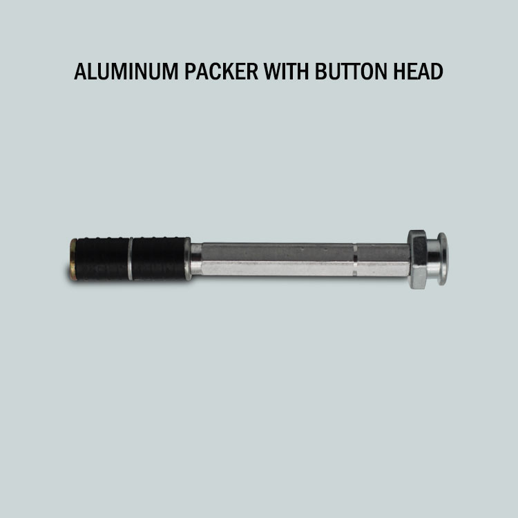 aluminum body button flat head packer 13mm