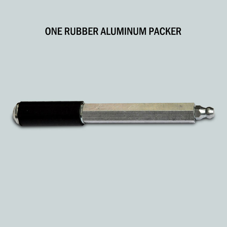 one rubber aluminum injection packer