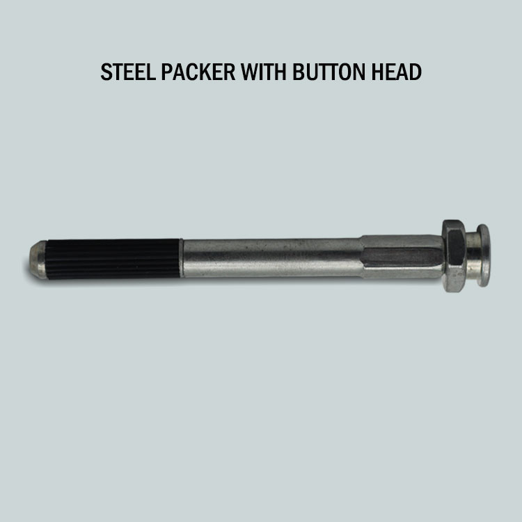 steel body flat head injection packer