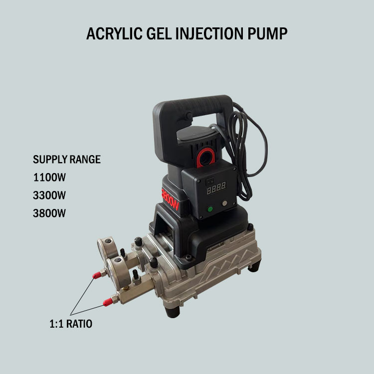 high power acrylic gel grout injection pump machine supplier