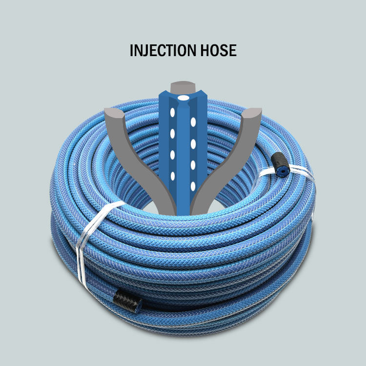 one time & reusable injection hose tube for Polyurethane