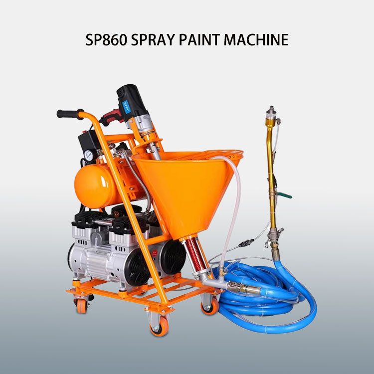 high pressrue waterproof coating spray paint machine