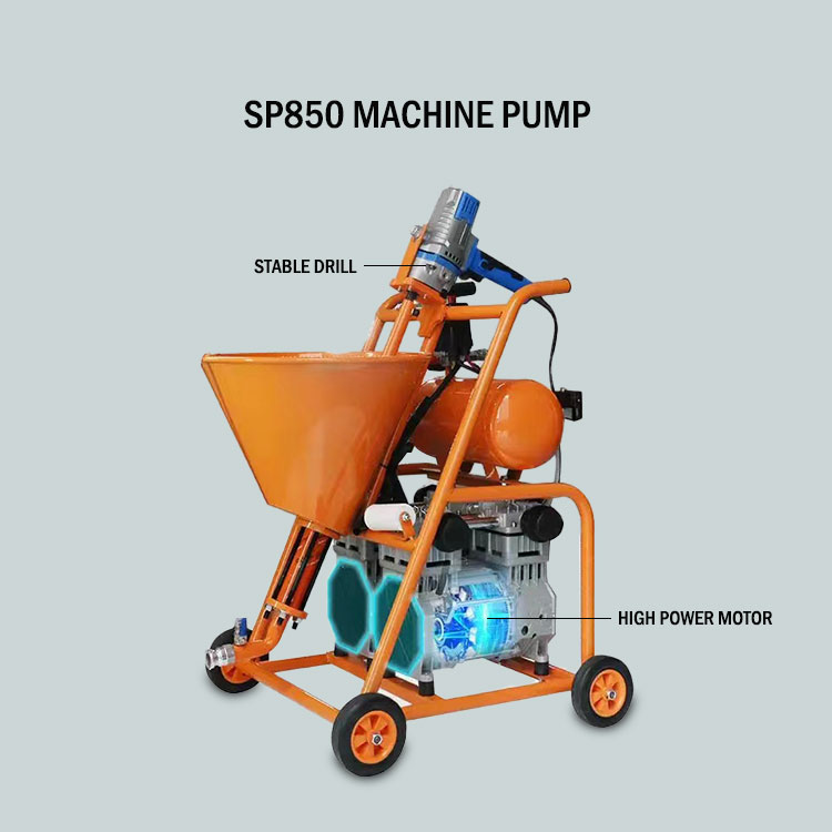 high power spray paint pump machine for js waterproof coating
